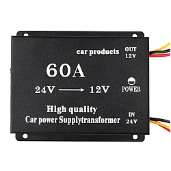 Convertor auto 60A tensiune 24v la 12v