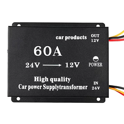 Convertor auto 60A tensiune 24v la 12v Convertor auto 60A tensiune 24v la 12v