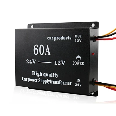 Convertor auto 60A tensiune 24v la 12v Convertor auto 60A tensiune 24v la 12v