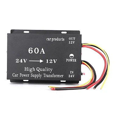 Convertor auto 60A tensiune 24v la 12v Convertor auto 60A tensiune 24v la 12v