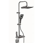 Set de dus multifunctional tip ploaie cu afisare digitala si cu termostat