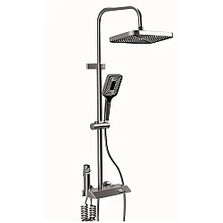 Set de dus multifunctional tip ploaie cu afisare digitala si cu termostat