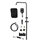 Set de dus multifunctional tip ploaie cu afisare digitala si cu termostat Set de dus multifunctional tip ploaie cu afisare digitala si cu termostat