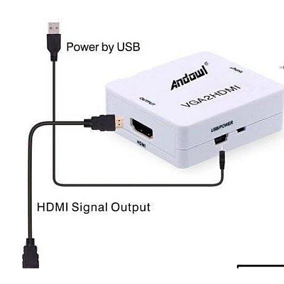 Convertor HDMI la VGA 4K cu audio Q JC144 Convertor HDMI la VGA 4K cu audio Q JC144
