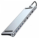 Adaptor Hub Multiport 11 in 1 USB C Docking Station pentru Laptop Q HU990