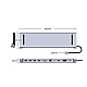 Adaptor Hub Multiport 11 in 1 USB C Docking Station pentru Laptop Q HU990 Adaptor Hub Multiport 11 in 1 USB C Docking Station pentru Laptop Q HU990