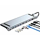 Adaptor Hub Multiport 11 in 1 USB C Docking Station pentru Laptop Q HU990 Adaptor Hub Multiport 11 in 1 USB C Docking Station pentru Laptop Q HU990