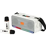 Boxa Bluetooth fara fir cu iluminare LED RGB si 2 microfoane karaoke Andowl Q YX9527