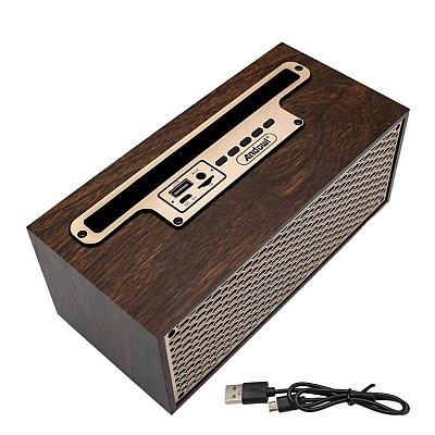 Boxa Bluetooth Andowl Q YX1620 model retro cu suport telefon Boxa Bluetooth Andowl Q YX1620 model retro cu suport telefon
