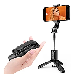 Selfie stick bluetooth cu trepied mini selfie Q11 black