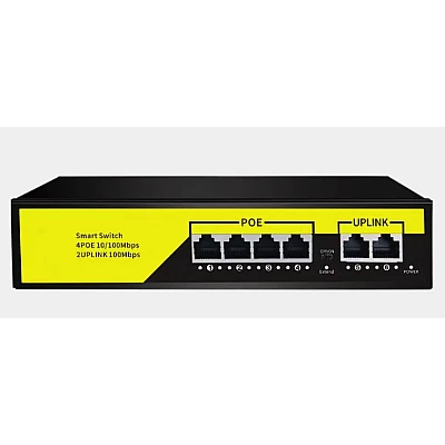 Comutator inteligent de retea Andowl Q JH09 POE cu 6 porturi 100M Comutator inteligent de retea Andowl Q JH09 POE cu 6 porturi 100M