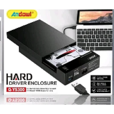 Carcasa pentru unitate de hard disk Q YS300 de 2.5" / 3.5"cu conexiune USB Carcasa pentru unitate de hard disk Q YS300 de 2.5" / 3.5"cu conexiune USB