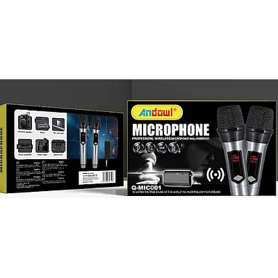Set 2 microfoane wireless Andowl Q MIC001 Set 2 microfoane wireless Andowl Q MIC001