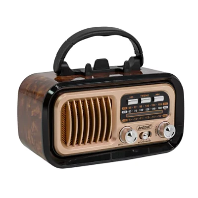 Radio portabil cu bluetooth model retro Q SY 721 cu incarcare solara Radio portabil cu bluetooth model retro Q SY 721 cu incarcare solara