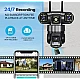 Camera de securitate Andowl G819 4G PTZ IP 8K 12MP cu lentila tripla ecran triplu detectare miscare audio bidirectional si vedere nocturna Camera de securitate Andowl G819 4G PTZ IP 8K 12MP cu lentila tripla ecran triplu detectare miscare audio bidirectional si vedere nocturna
