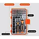 Set surubelnite cu clichet Andowl 42 în 1 Q GJ001 Portocaliu/Negru