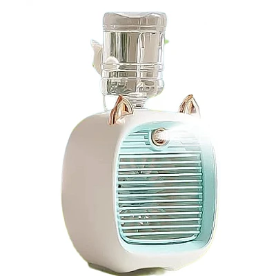 Ventilator portabil reincarcabil cu pulverizator de apa Andowl Q HF2 Ventilator portabil reincarcabil cu pulverizator de apa Andowl Q HF2