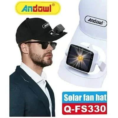 Sapca cu ventilator solar incorporat Andowl Q FS330 Sapca cu ventilator solar incorporat Andowl Q FS330