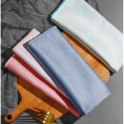 Set 5 Lavete microfibra reutilizabile 40x30 cm super absorbante Set 5 Lavete microfibra reutilizabile 40x30 cm super absorbante