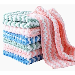 Set 5 prosoape de bucatarie 30 x 30 cm microfibra