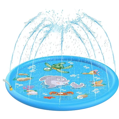 Covoras de joaca gonflabil cu fantana 170 cm Covoras de joaca gonflabil cu fantana 170 cm