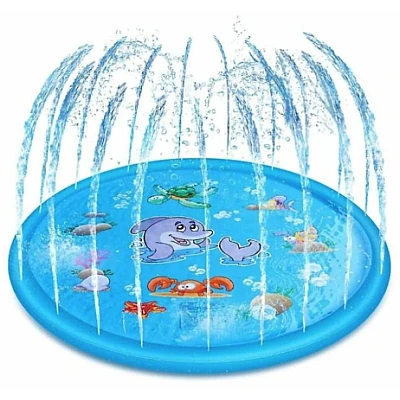 Covoras de joaca gonflabil cu fantana 170 cm Covoras de joaca gonflabil cu fantana 170 cm