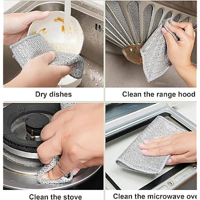 Set Lavete din microfibra cu doua straturi anti zgarieturi 5+5 Gratis Set Lavete din microfibra cu doua straturi anti zgarieturi 5+5 Gratis