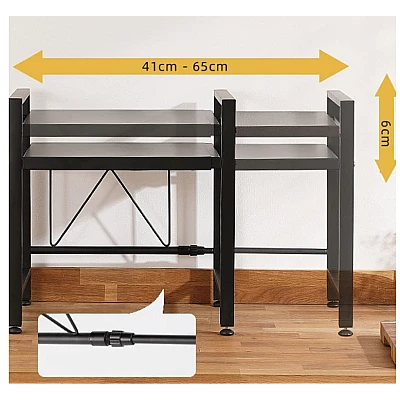 Raft multifunctional bucatarie de depozitare pentru cuptor cu microunde telescopic reglabil Raft multifunctional bucatarie de depozitare pentru cuptor cu microunde telescopic reglabil