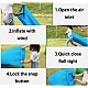 Saltea gonflabila tip sezlong Lazybag material rezistent umflare fara pompa pentru plaja/picnic/camping rucsac de depozitare Saltea gonflabila tip sezlong Lazybag material rezistent umflare fara pompa pentru plaja/picnic/camping rucsac de depozitare