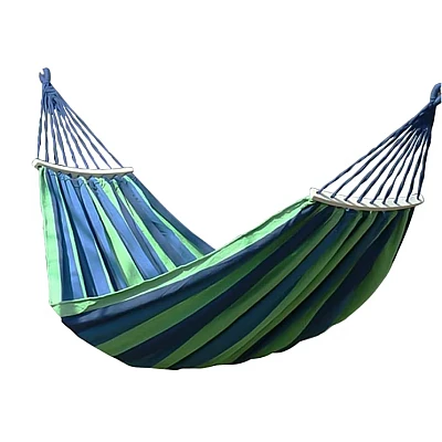 Hamac de gradina pentru 2 persoane multicolor 190x150 cm cu bara lemn 40 cm Hamac de gradina pentru 2 persoane multicolor 190x150 cm cu bara lemn 40 cm