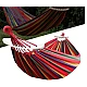 Hamac de gradina pentru o persoana multicolor 190x80 cm cu bara lemn 40 cm Hamac de gradina pentru o persoana multicolor 190x80 cm cu bara lemn 40 cm