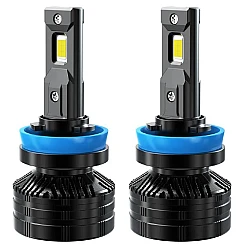 Set 2 becuri auto led N60 H11 lumina alb 6000K canbus 26000 LM 250W