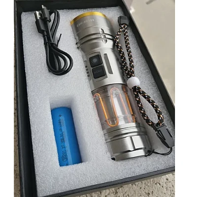 Lanterna de mana puternica ZSH AK183 cu zoom telescopic 3000m acumulator 26650 Lanterna de mana puternica ZSH AK183 cu zoom telescopic 3000m acumulator 26650