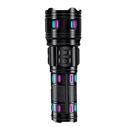 Lanterna puternica de mana ZSH AK178 cu filtre colorate 