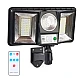 Proiector Solar GD 2202 cu senzor de miscare LED Integrat putere 50 W Proiector Solar GD 2202 cu senzor de miscare LED Integrat putere 50 W