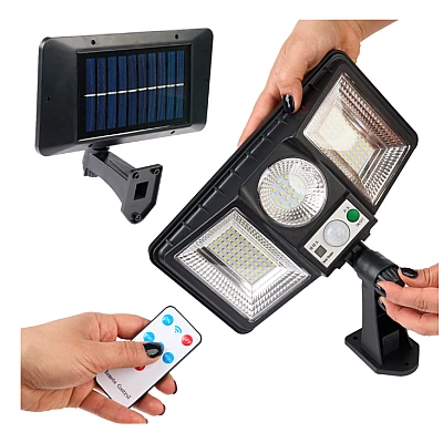 Proiector Solar GD 2202 cu senzor de miscare LED Integrat putere 50 W Proiector Solar GD 2202 cu senzor de miscare LED Integrat putere 50 W