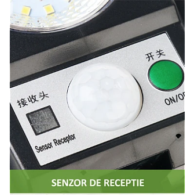 Proiector Solar GD 2202 cu senzor de miscare LED Integrat putere 50 W Proiector Solar GD 2202 cu senzor de miscare LED Integrat putere 50 W