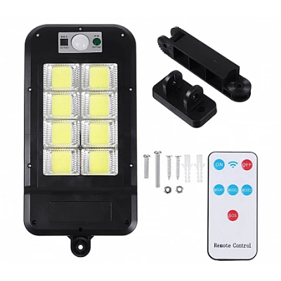 Mini proiector solar LED COB HS 8013C cu senzor de miscare Mini proiector solar LED COB HS 8013C cu senzor de miscare