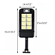Mini proiector solar LED COB HS 8013C cu senzor de miscare Mini proiector solar LED COB HS 8013C cu senzor de miscare