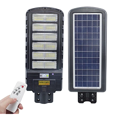 Lampa solara stradala putere 600W cu telecomanda JT9600 Lampa solara stradala putere 600W cu telecomanda JT9600