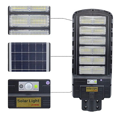 Lampa solara stradala putere 600W cu telecomanda JT9600 Lampa solara stradala putere 600W cu telecomanda JT9600