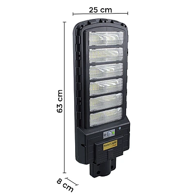 Lampa solara stradala putere 600W cu telecomanda JT9600 Lampa solara stradala putere 600W cu telecomanda JT9600