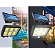 Lampa solara LED 120COB F120 senzor de miscare 40W cu 6 casete Lampa solara LED 120COB F120 senzor de miscare 40W cu 6 casete