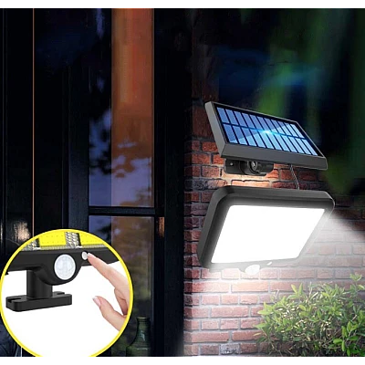 Lampa solara LED 120COB F120 senzor de miscare 40W cu 6 casete Lampa solara LED 120COB F120 senzor de miscare 40W cu 6 casete