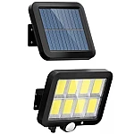 Lampa solara LED 120COB F120 senzor de miscare cu 8 casete