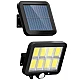 Lampa solara LED 120COB F120 senzor de miscare cu 8 casete Lampa solara LED 120COB F120 senzor de miscare cu 8 casete
