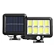 Lampa solara LED 120COB F120 senzor de miscare cu 8 casete Lampa solara LED 120COB F120 senzor de miscare cu 8 casete