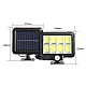 Lampa solara LED 120COB F120 senzor de miscare cu 8 casete Lampa solara LED 120COB F120 senzor de miscare cu 8 casete