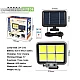 Proiector solar 294LED 50W senzor de miscare HS 8022 telecomanda 3 moduri de iluminare 6 casete Proiector solar 294LED 50W senzor de miscare HS 8022 telecomanda 3 moduri de iluminare 6 casete