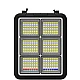 Proiector solar GD PLUS  2208C 4 tipuri de iluminare incarcare telefon putere 400W